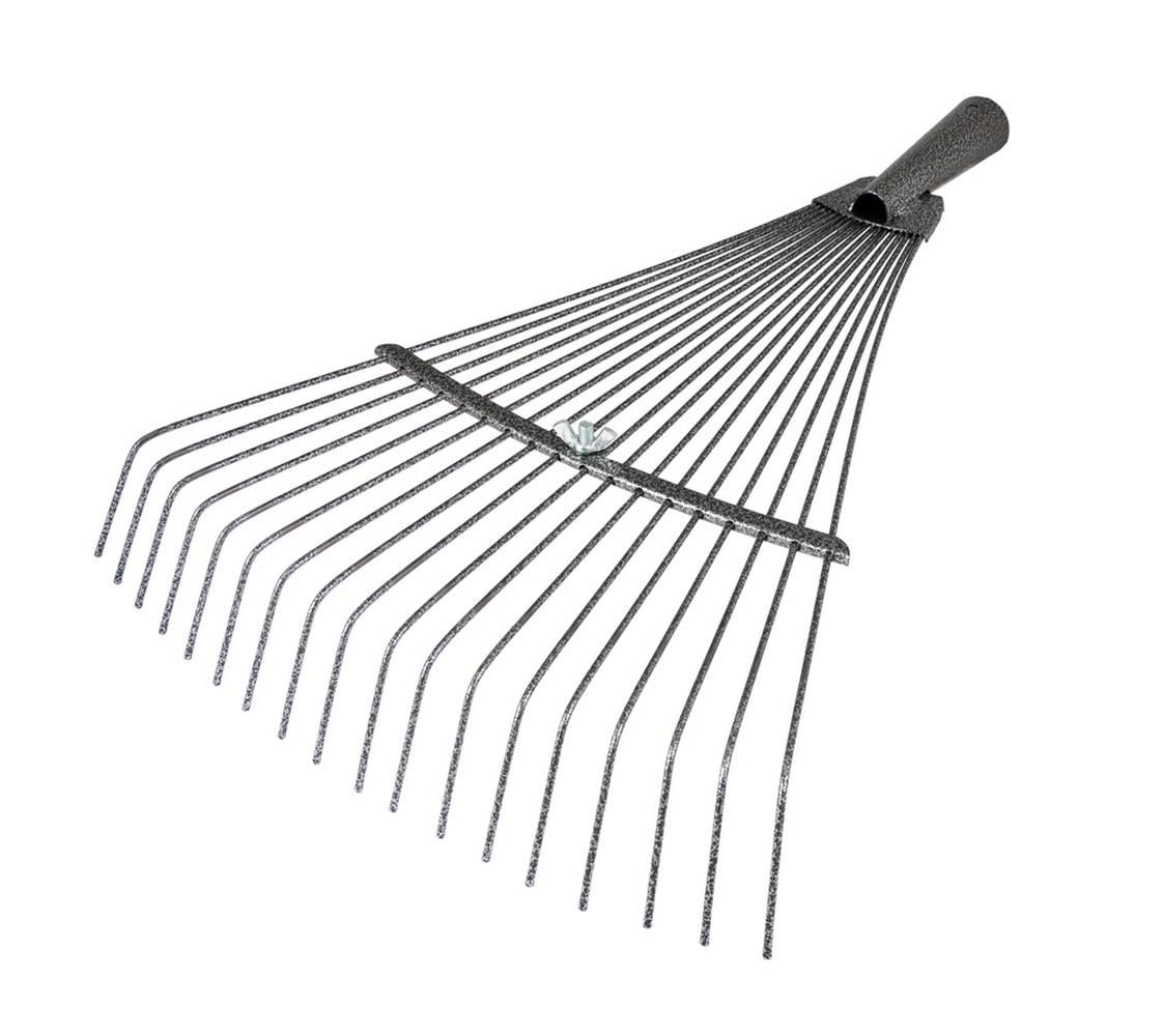 Грабли веерные раздвижные крашеные MasterTool 18 спиц 500х390 мм (мт14-6233)