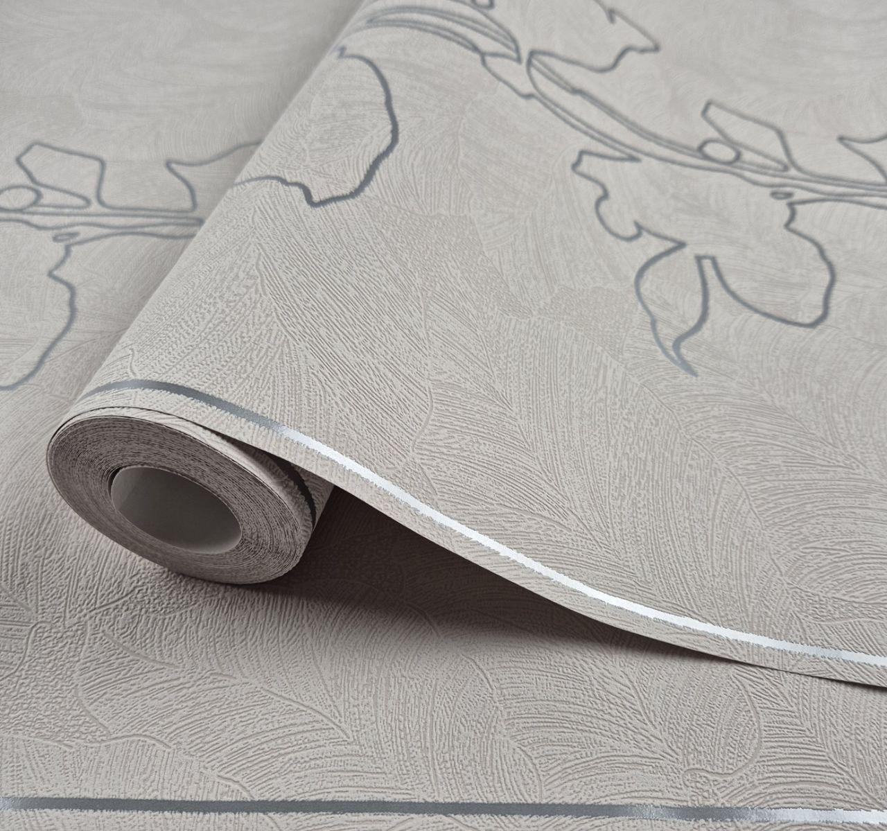 Шпалери вінілові Marburg на флізеліні 0,53х10,05 м 57946 Бежевий (29823978) - фото 1