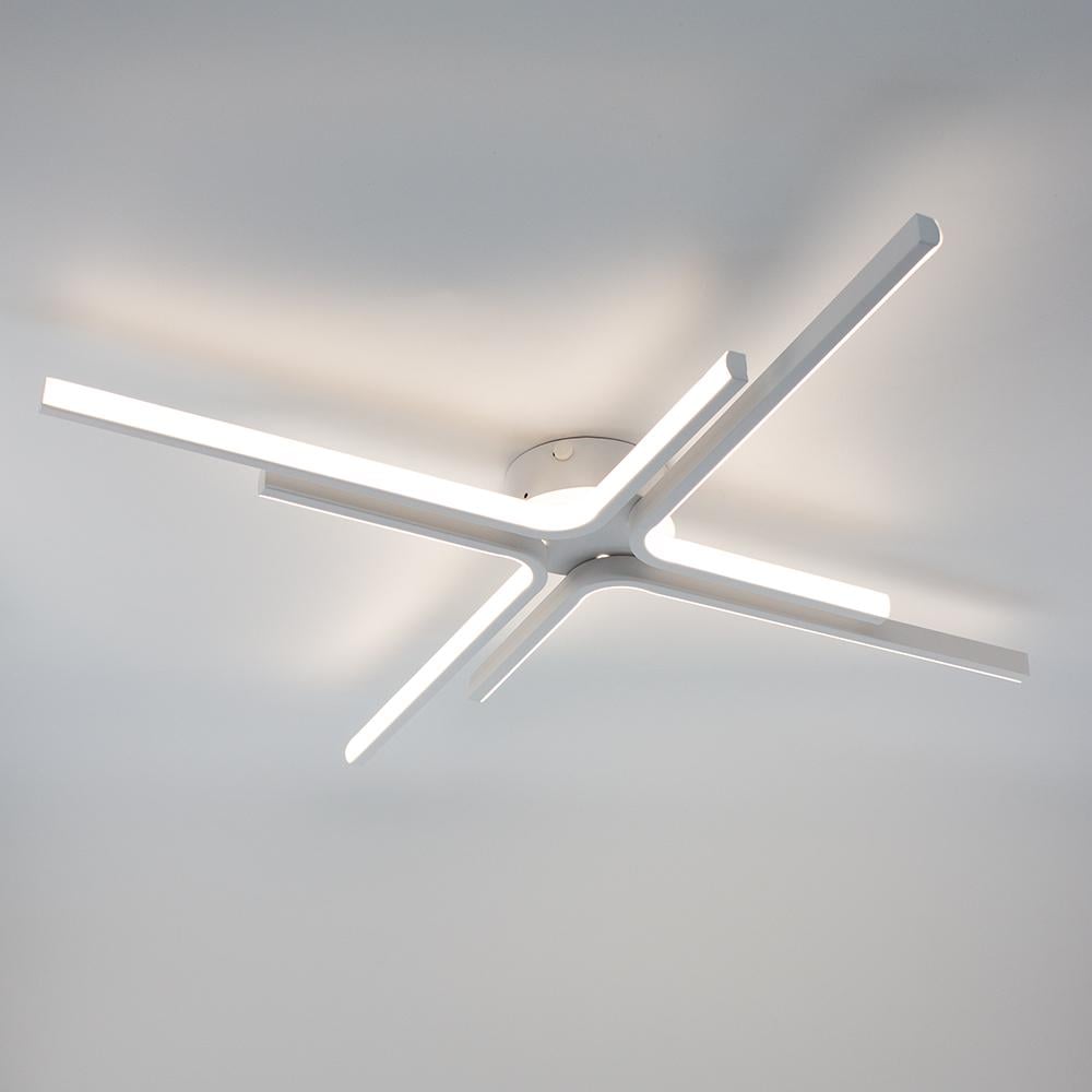 Люстра світлодіодна керована ESLLSE ESTA 70 Вт 4L 770x60 мм Білий (141-10587-01) - фото 1 Люстра світлодіодна керована ESLLSE ESTA 70 Вт 4L 770x60 мм Білий (141-10587-01) - фото 1