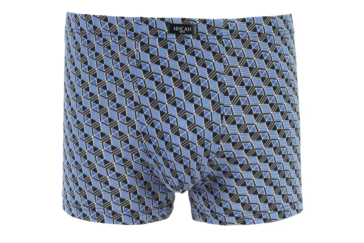 Мужские боксеры стрейчевые Бамбук Indena Insung 4XL р. 52 2 шт. Синий (INS-18637)