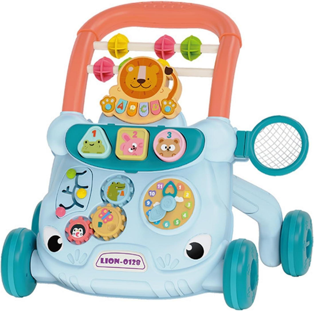 Ходунки-каталка детские с развивающим центром (MA570blue)