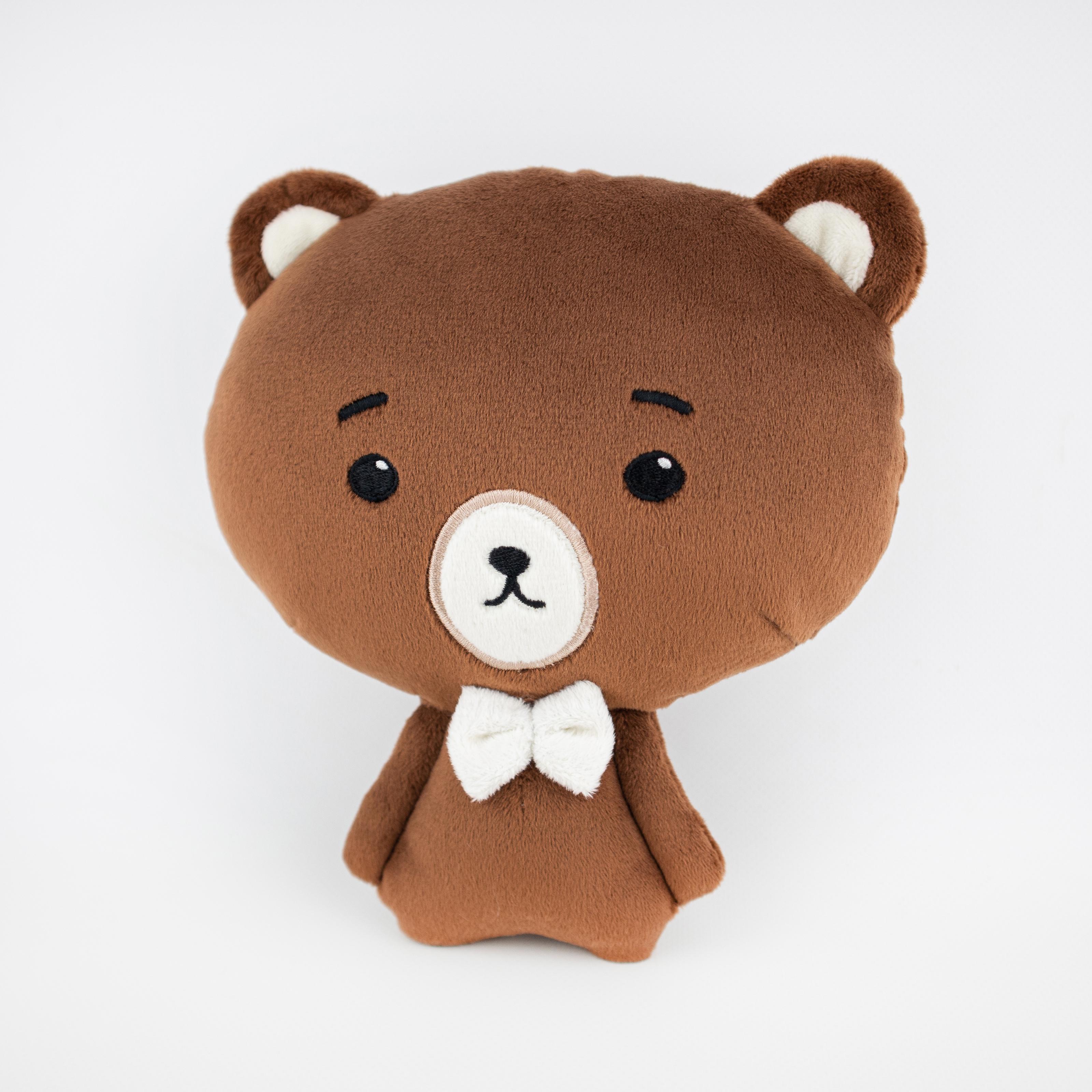 Игрушка мягкая Zolushka Медвежонок Ханни 20 см Коричневый