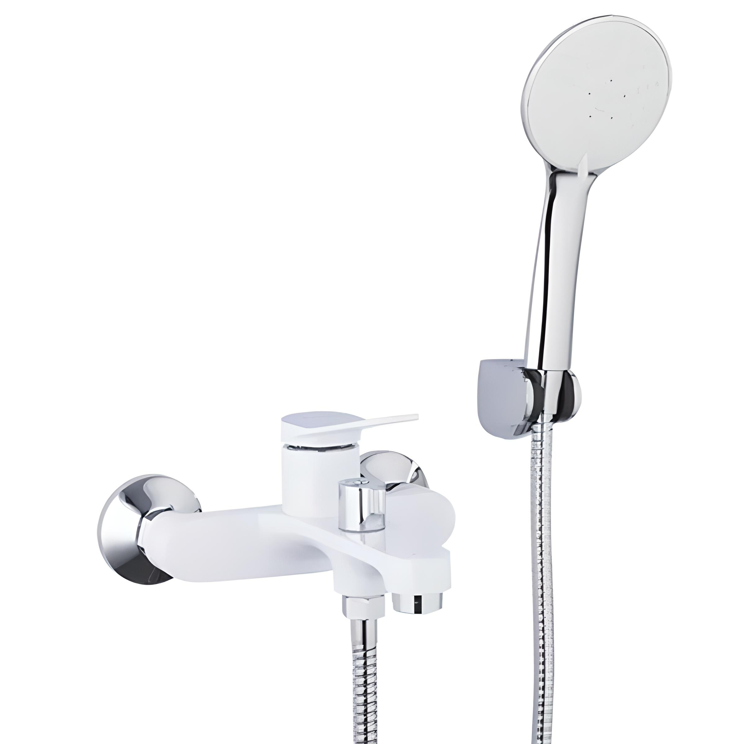 Змішувач для ванни Frap F3245 Білий/Хром (SQ-1033883)