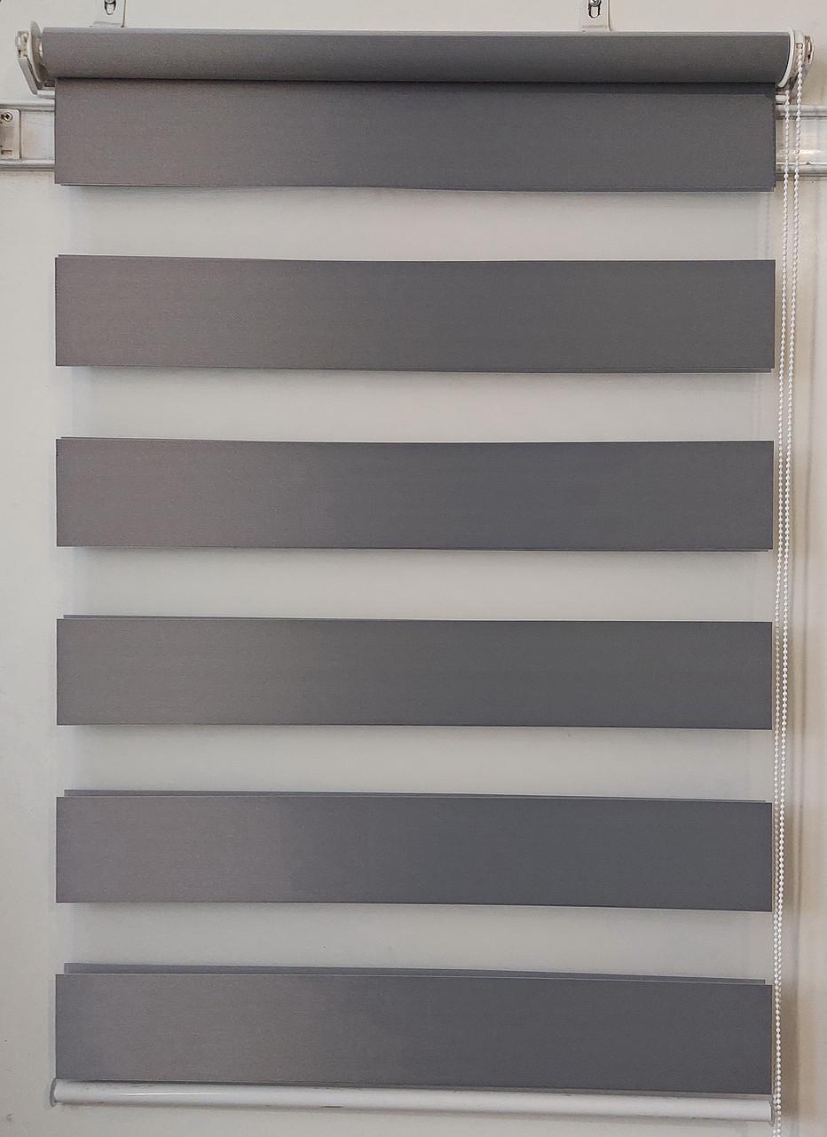 Рулонная штора день-ночь Miranda Блэкаут ВН DN-96725 77,5х200 см Темно-серый (ВН DN-96725-129)