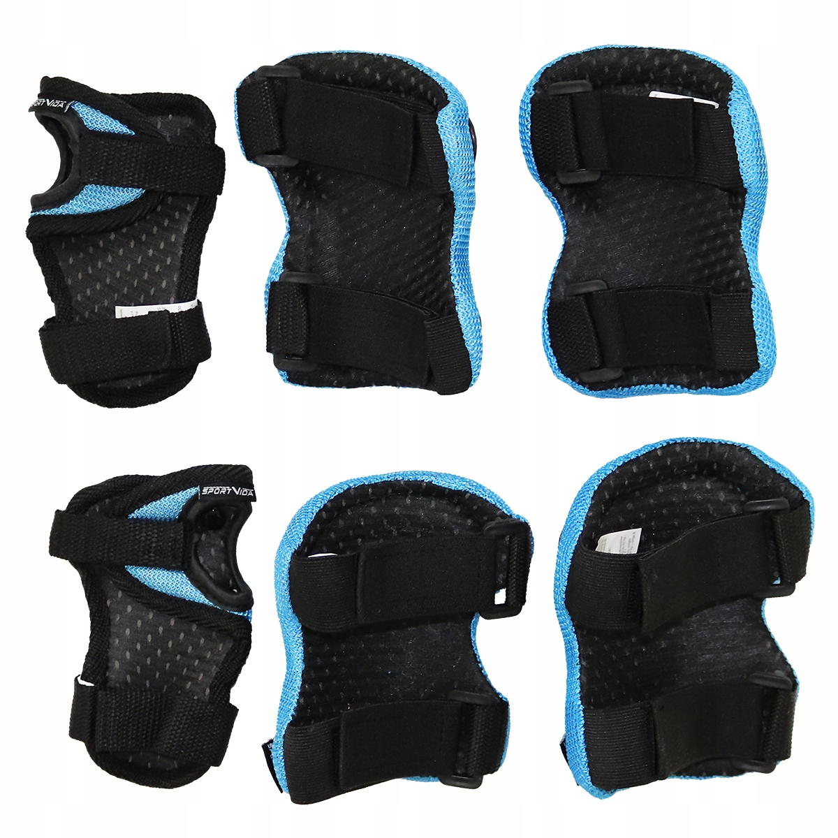 Комплект защитный SportVida р. M Blue/Black (SV-KY0005-M) - фото 3