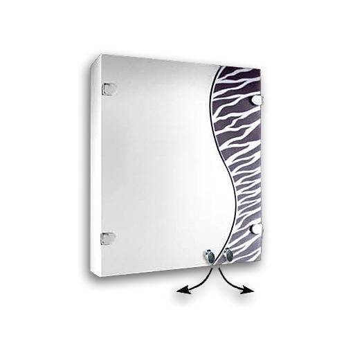 Шкафчик зеркальный 530х640х120 мм (833)