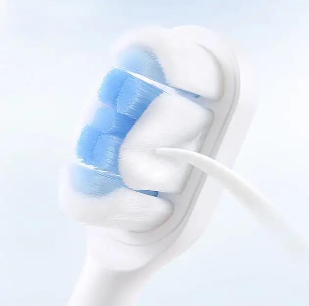 Насадки для зубної щітки Soocas SOFT Cloud-Feeling Brush Head для X1/X3U/X3/X5/V1 2 шт. White (770771) - фото 4 Насадки для зубної щітки Soocas SOFT Cloud-Feeling Brush Head для X1/X3U/X3/X5/V1 2 шт. White (770771) - фото 4