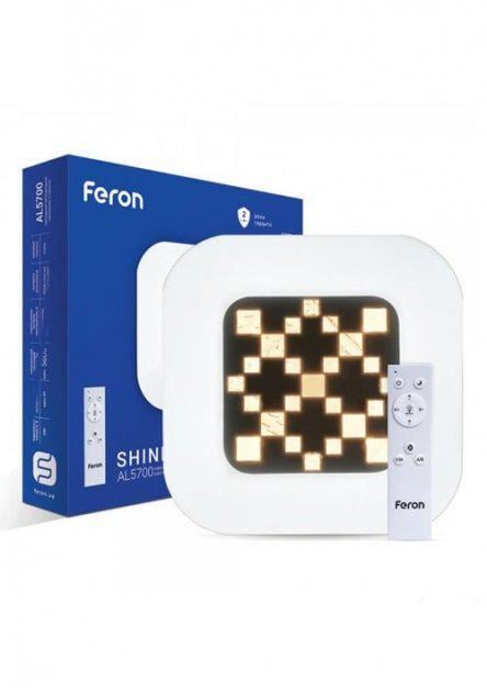 Светильник потолочный Feron Shine AL5700 80 Вт 5600 Lm 3000-6500K (40065)