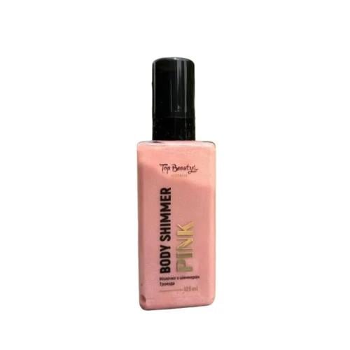 Молочко Top Beauty Body Shimmer Gold с шиммером для тела увлажняющее питательное 125 мл Розовый (194)