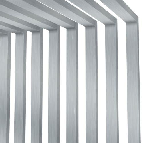 Рельс декоративный SIMBUD 60x35 мм 2,5 пог. м оцинковка (765466)