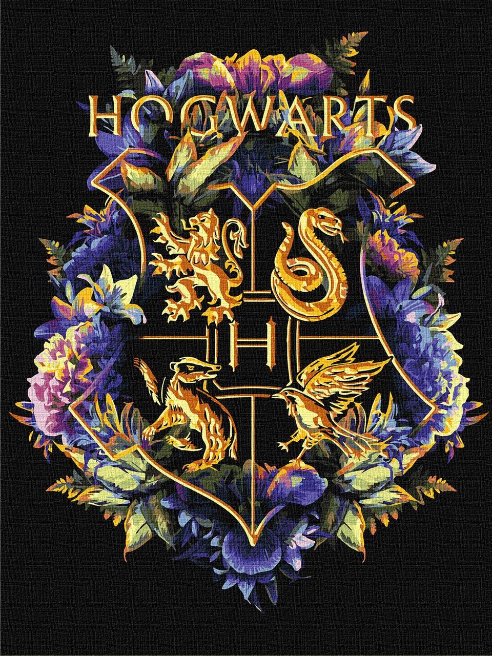 Картина за номерами Ideyka WB Harry Potter: Герб Гоґвортсу 30х40 см (2867221975)