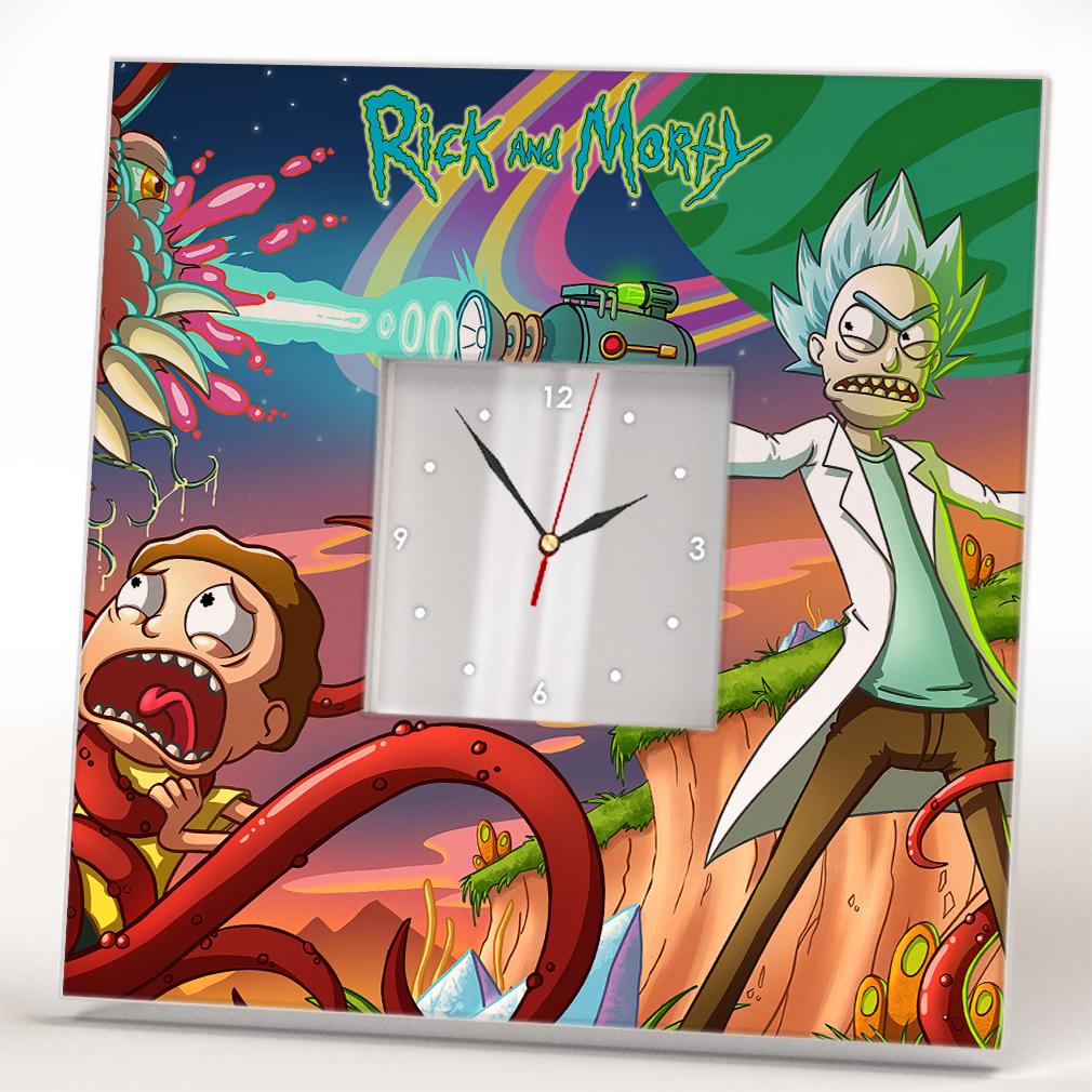 Часы с фото "Год и Морти" 260x260 мм (C04326)