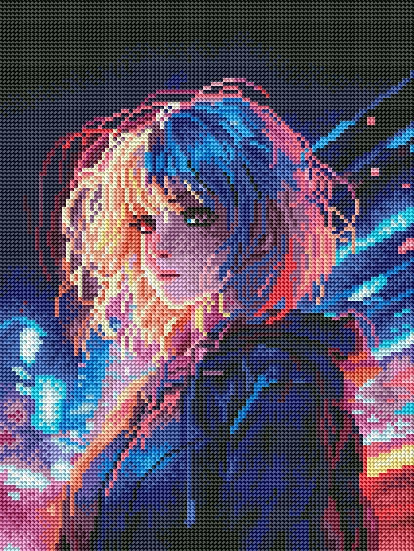 Алмазная мозаика Brushme Киберпанк 30x40 см (DRBS53816)