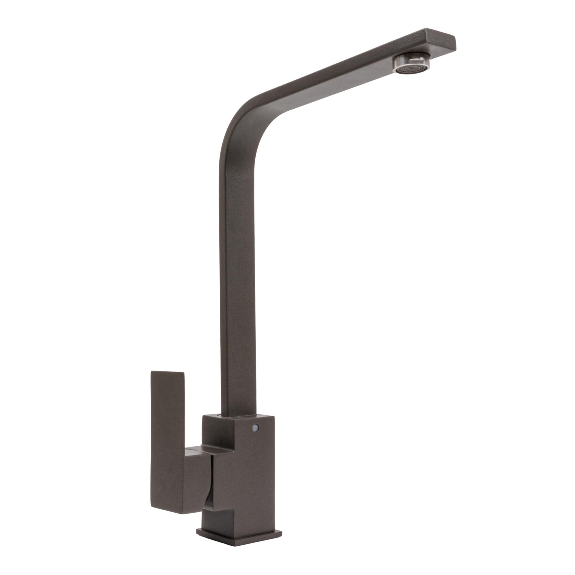 Смеситель для кухни Platinum 179 NES 3007 PLS-A41064 однорычажный Коричневый (210415)