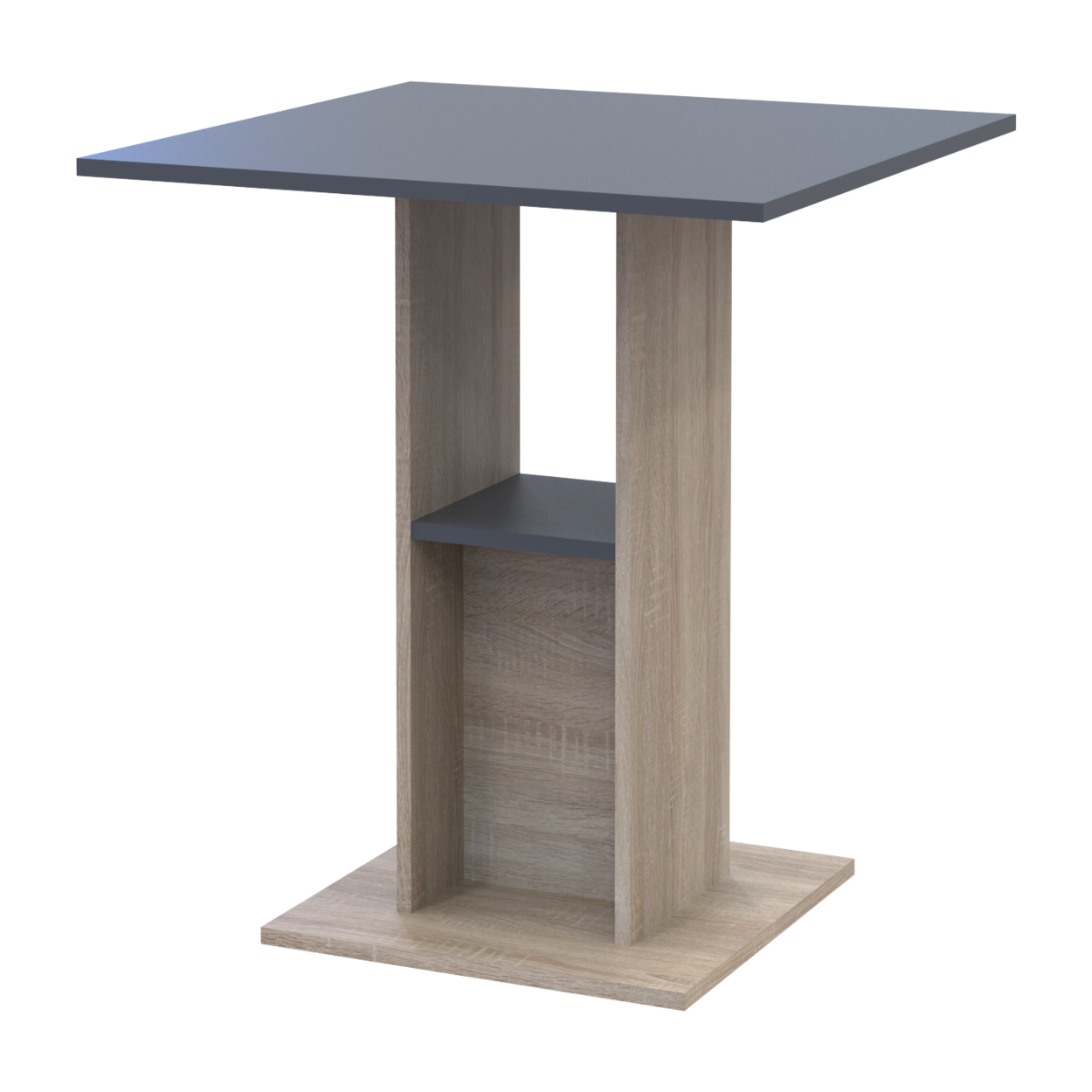 Стол Doros Коуд 70х70х74 см Дуб сонома/Графит (41510132) - фото 5
