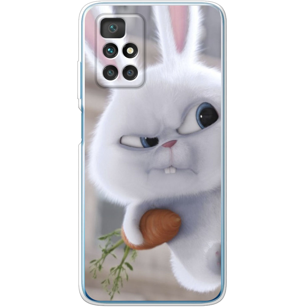 Чохол BoxFace Xiaomi Redmi 10 Rabbit Snowball Прозорий силікон (43311-up1116-43311)