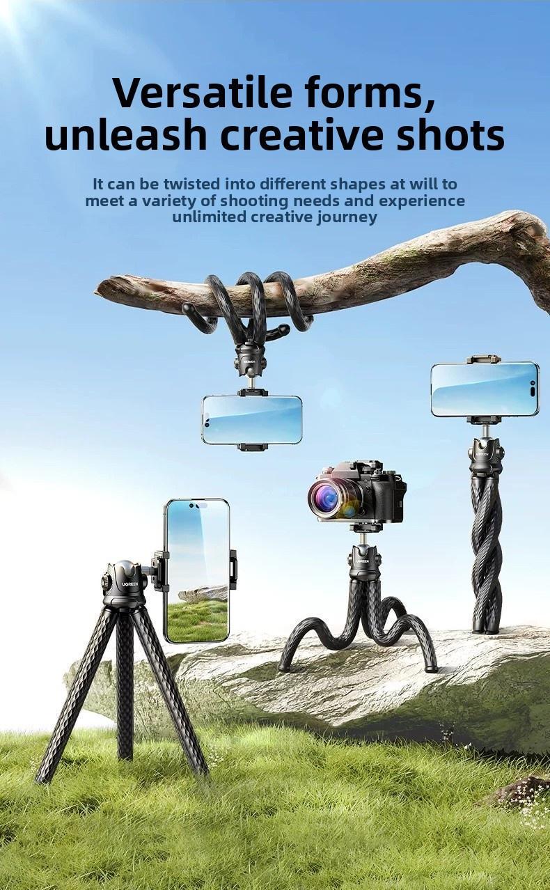 Штатив телескопічний Ugreen 360° алюмінієвий 287 мм (29657155) - фото 8