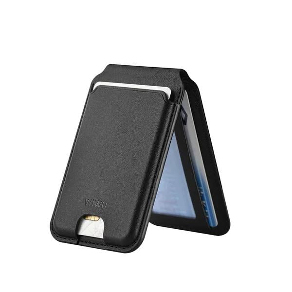 Картхолдер WIWU Mag Wallet Pro MW-003 MagSafe підставка Kevlar Black (6977703652895) Картхолдер WIWU Mag Wallet Pro MW-003 MagSafe підставка Kevlar Black (6977703652895)