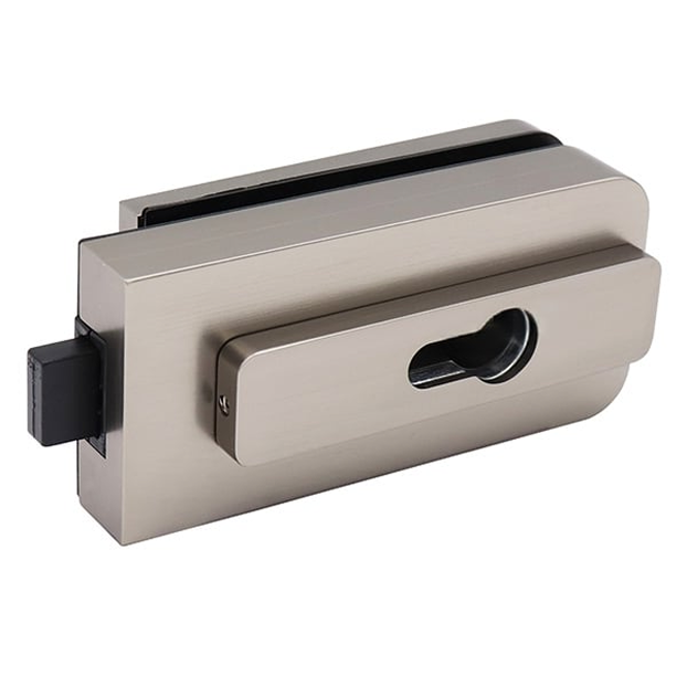 Замок накладний WALA SM1OZ1 двосторонній для скляних дверей скло-рама Нержавіюча сталь (SM1OZ1 SS)