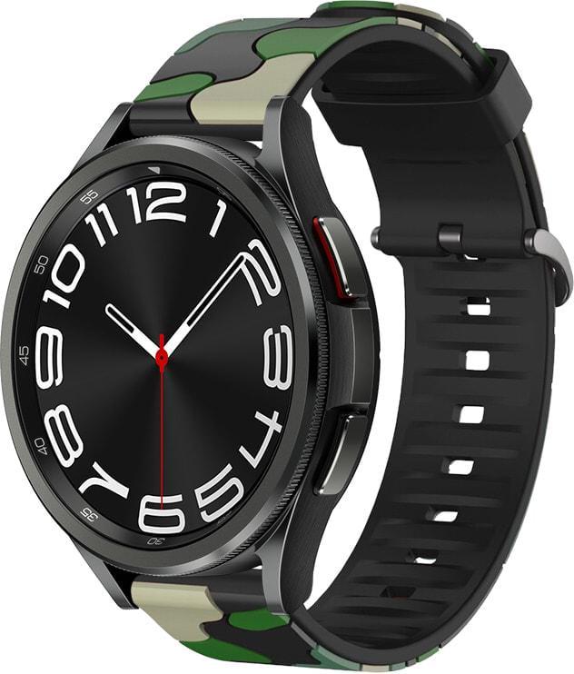 Ремешок Tactic Camouflage для Galaxy Watch 6 Classic 43 мм Green (37690-08)