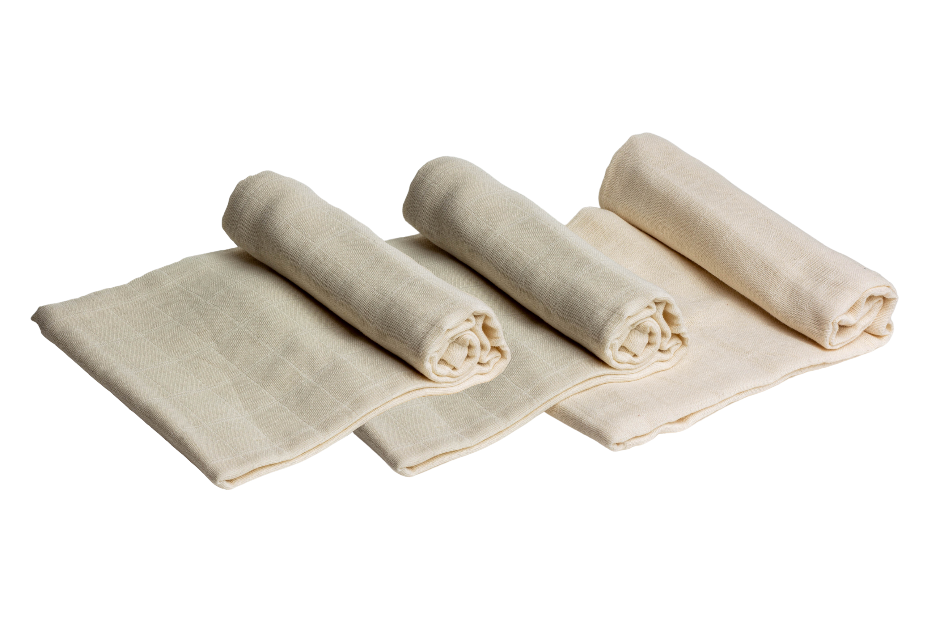 Набор пеленок муслиновых TERRA GAIA 3 шт. 75x75 см Натурального цвета (17441275)