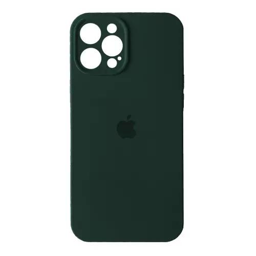 Силиконовый Чехол Накладка Закрытая Камера Silicone Case Full Camera Для iPhone 12 Pro Max Hunter Green Силиконовый Чехол Накладка Закрытая Камера Silicone Case Full Camera Для iPhone 12 Pro Max Hunter Green