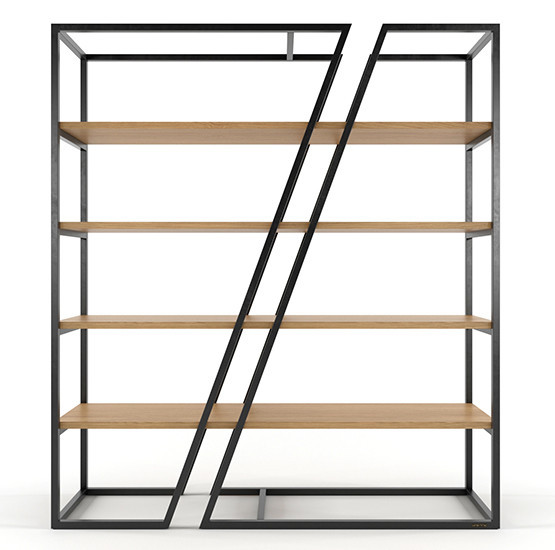 Стеллаж для хранения Loft NS-1675 2530x1800x350 мм Черный (6156d57c3edc877ba85898c2)