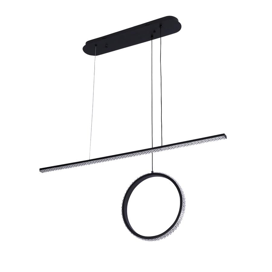 Люстра подвесная светодиодная Levistella 7871223 1000/300 BK Черный