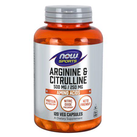 Амінокислота NOW Arginine and Citrulline 120 вегакапс. (4397)