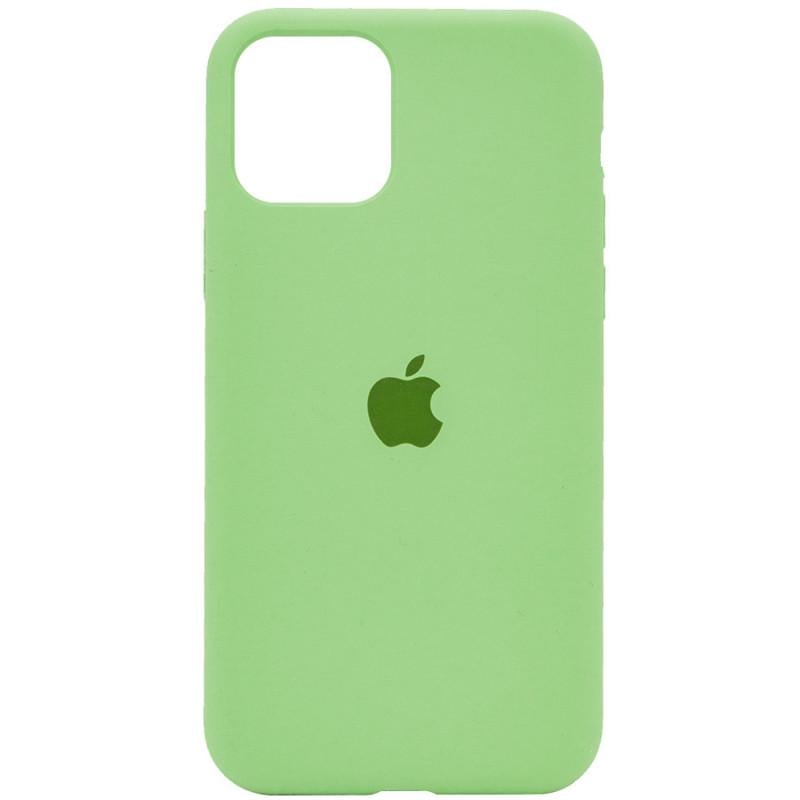Противоударный чехол Silicone Case Full Protective AA для Apple iPhone 11 6.1" Мятный/Mint