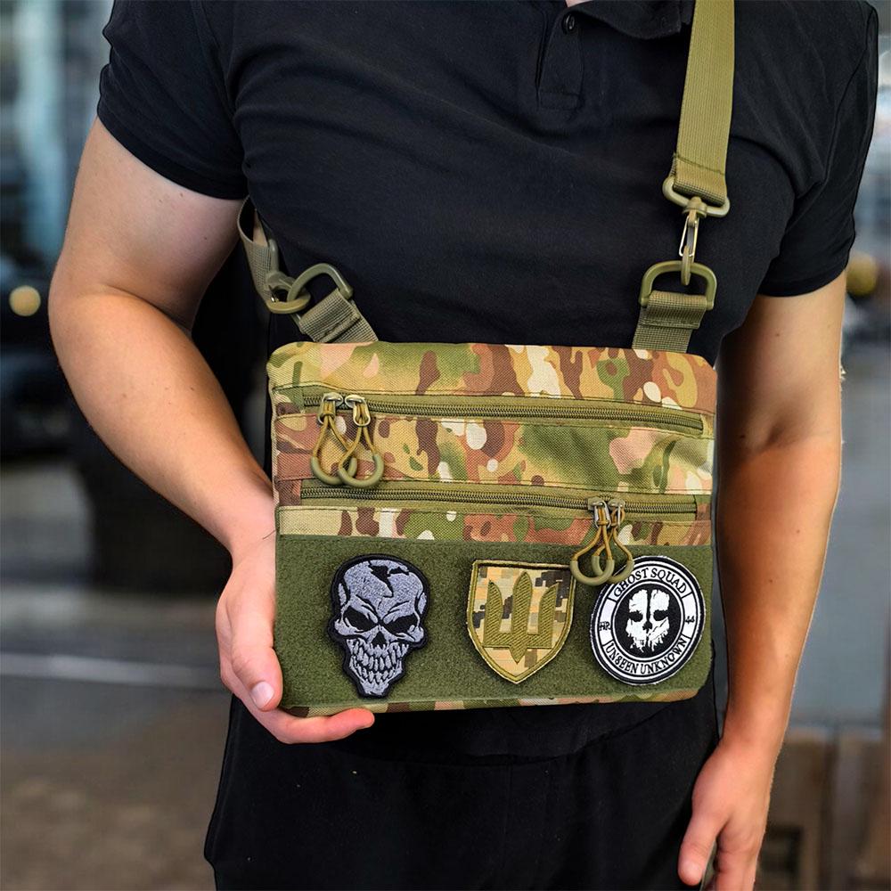 Сумка мужская нагрудная военная (521254) - фото 31 Сумка мужская нагрудная военная (521254) - фото 31