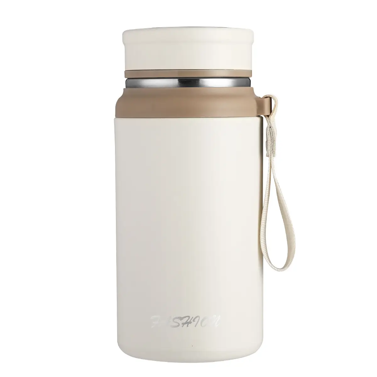 Термос Fashion з датчиком температури 700 мл Білий (HP-14-20W) - фото 1 Термос Fashion з датчиком температури 700 мл Білий (HP-14-20W) - фото 1