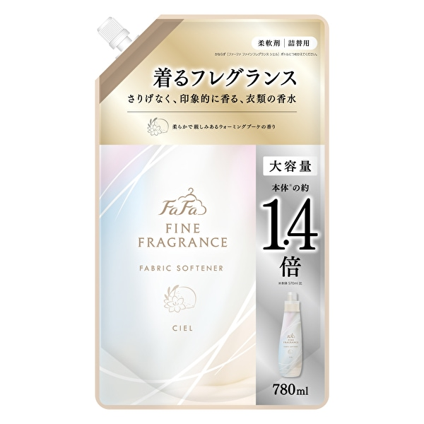 Кондиционер-ополаскиватель для белья FaFa Fine Fragrance Ciel с антистатическим эффектом 780 мл (672847)
