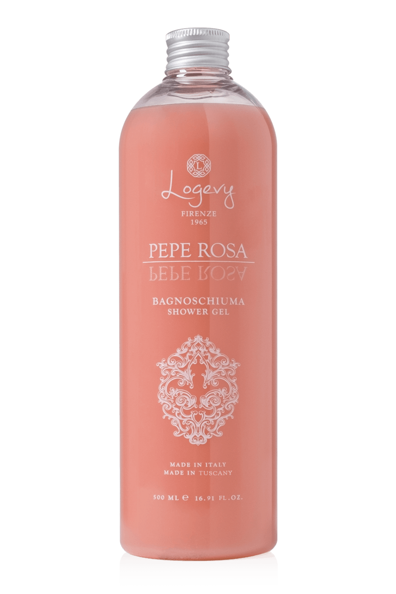 Гель для душу Logevy Firenze Shower Gel Pepe Rosa 500 мл (LOG0063) - фото 1