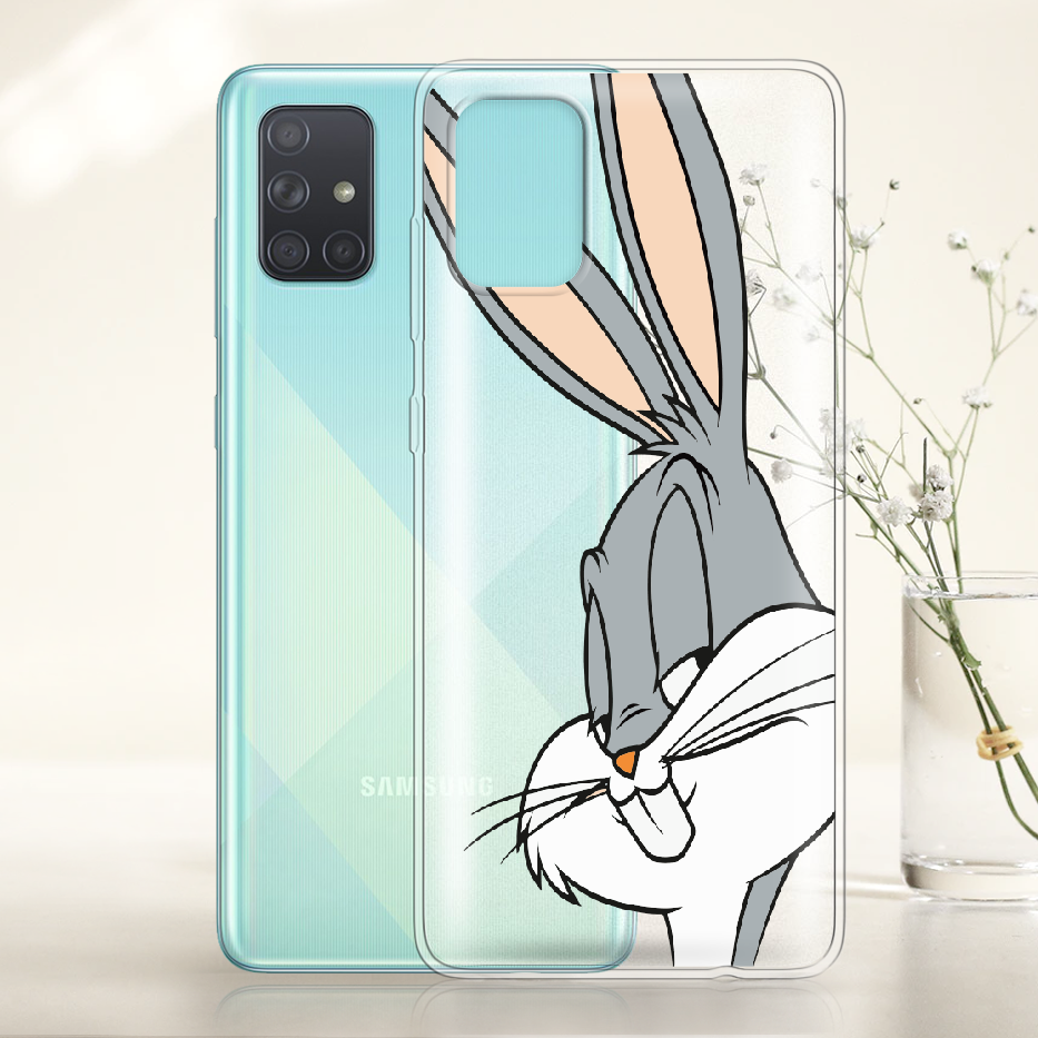 Чохол BoxFace Samsung A715 Galaxy A71 Lucky Rabbit Прозорий силікон (38850-bk81-38850) - фото 2