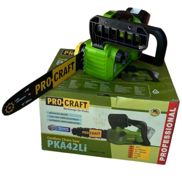 Электропила аккумуляторная PRO-CRAFT PKA-42Li с батареей зарядным устройством (30483932) - фото 2 Электропила аккумуляторная PRO-CRAFT PKA-42Li с батареей зарядным устройством (30483932) - фото 2