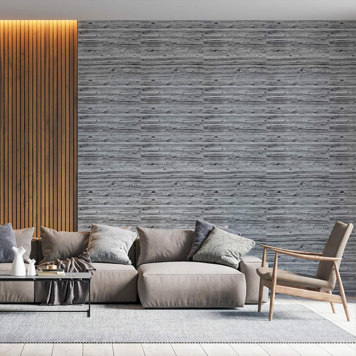 Панель самоклеящаяся 3D под дерево зебра 2800x700x3 мм (SW-00001769) - фото 6