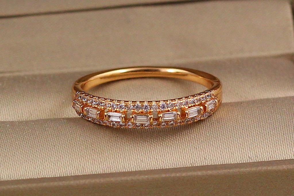 Колечко Xuping Jewelry клина р. 20 Золотистый (27841678)