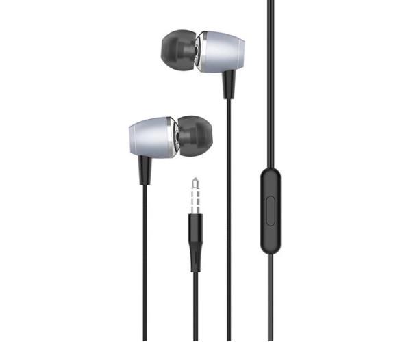Наушники проводные вакуумные HF Denmen DR11 3,5 мм Grey