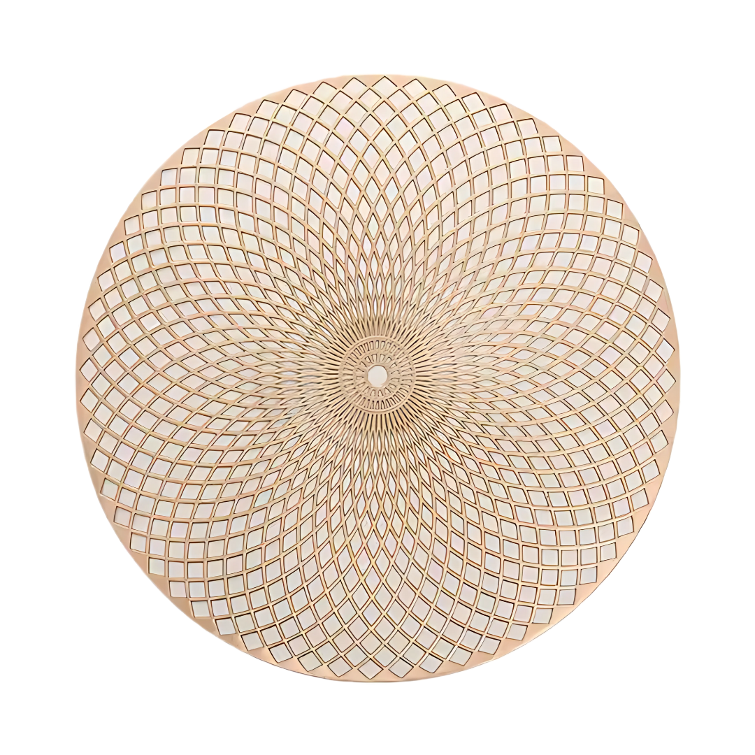 Салфетка сервировочная под горячее 2 шт. Золотистый (C036_gold)