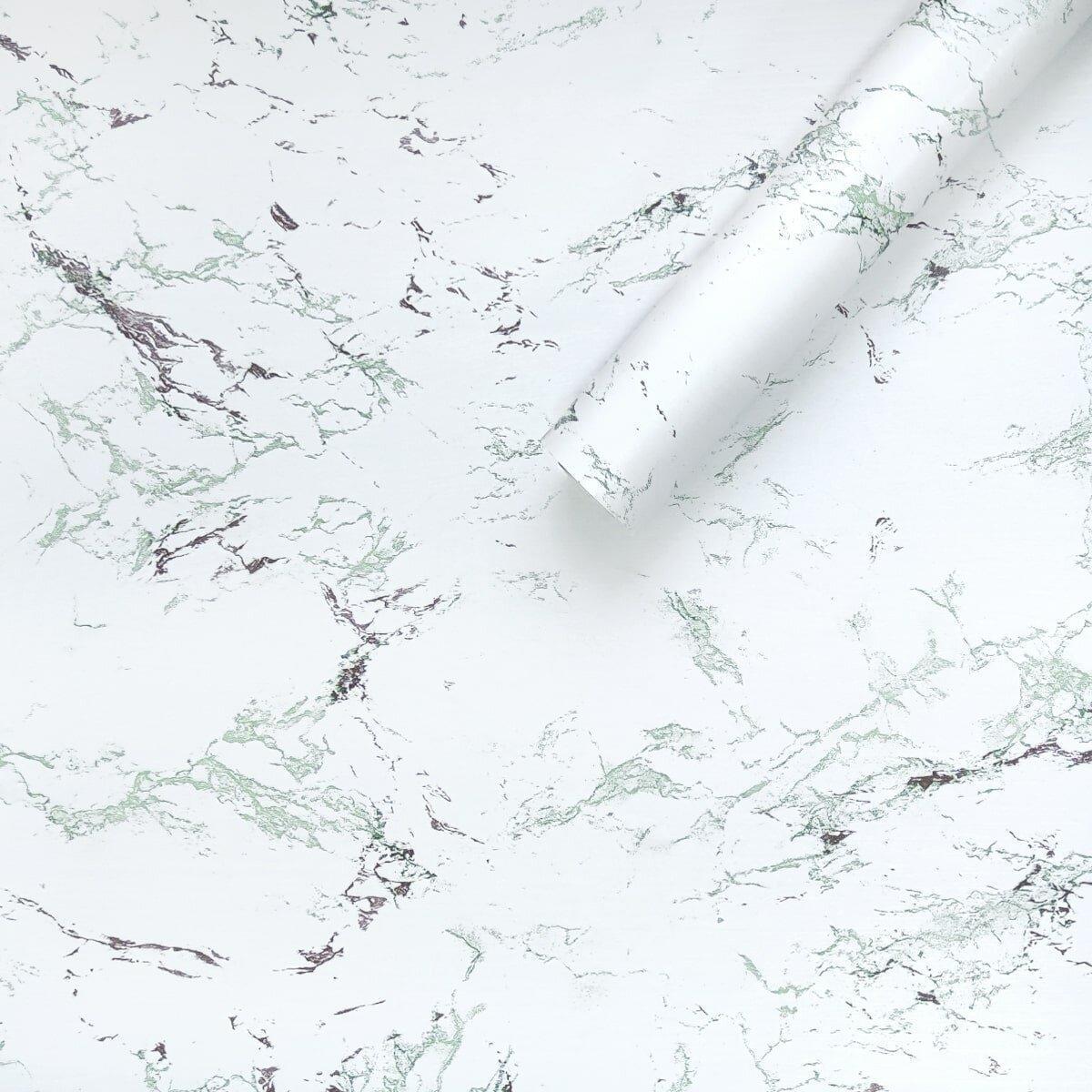 Пленка самоклеящаяся 0,45х10 м х0,07 мм Зелено-красный/мрамор SW-00001272 - фото 1 Пленка самоклеящаяся 0,45х10 м х0,07 мм Зелено-красный/мрамор SW-00001272 - фото 1