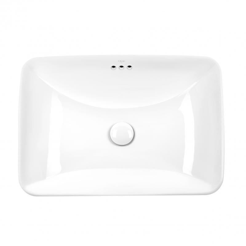 Раковина Q-tap Jay с донным клапаном QT0711K425W (14020)