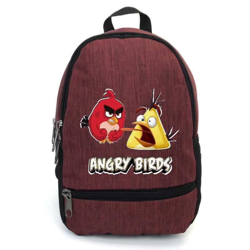Школьный рюкзак подростковый Cappuccino Toys с принтом Angry Birds ANG-005 12,5 л Красный (2133990374)