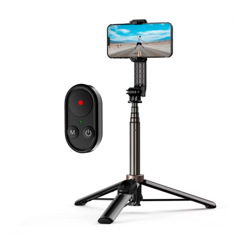 Монопод Telesin TE-RCSS-001 с пультом для GoPro Hero 13/12/11/10/9/8/Max/телефона раскладной (70099)