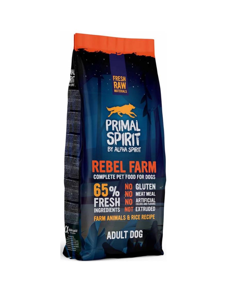 Корм для собак PRIMAL SPIRIT Rebel Farm мягкий курица и рыба 12 кг Корм для собак PRIMAL SPIRIT Rebel Farm мягкий курица и рыба 12 кг