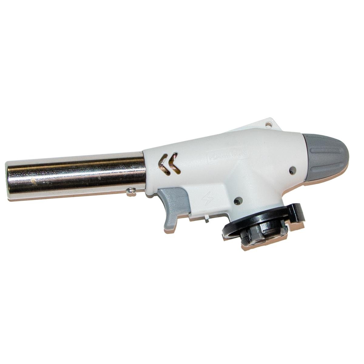 Газовий пальник туристичний Flame Gun 92 з п'єзопідпалом фломбер (1011075-White) Газовий пальник туристичний Flame Gun 92 з п'єзопідпалом фломбер (1011075-White)
