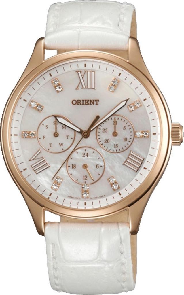 Наручные часы женские Orient Dressy FUX01002W со стальным корпусом WR 30 м Перламутровый (3141484911)