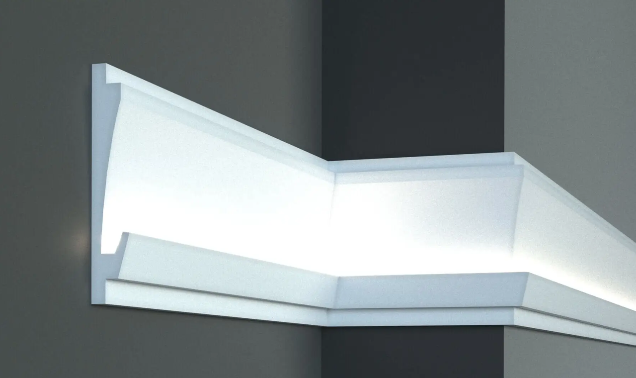 Карниз для LED освещения серия D Tesori KD 406 1150 мм
