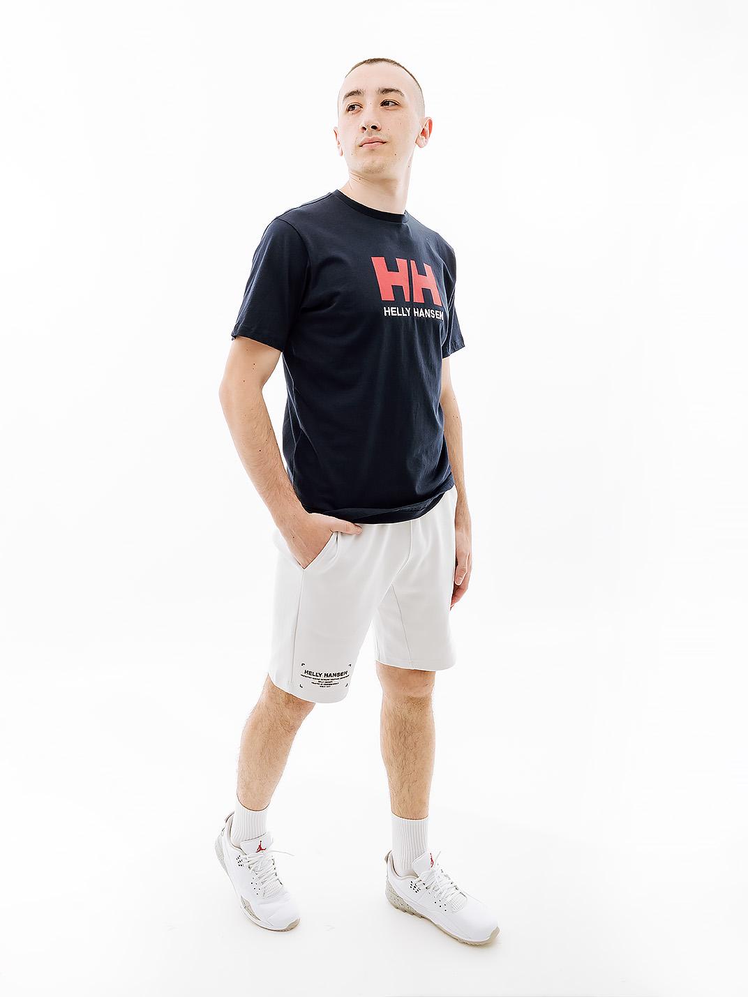 Футболка чоловіча Helly Hansen HH LOGO T-SHIRT XL Синій (7d33979-597 XL)