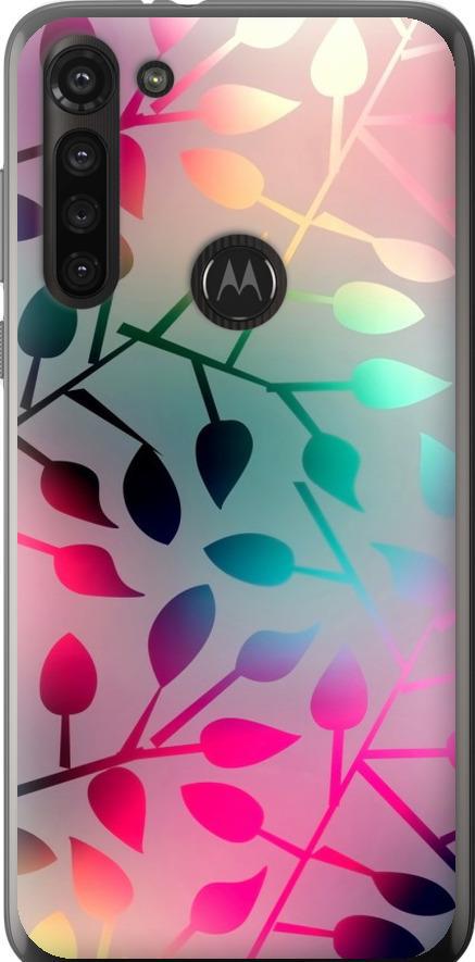 Чехол на Motorola G8 Power Листья (2235u-1940-42517)